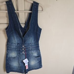 Fiorucci Blue Denim Overalls